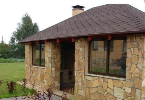 Плитняк златолит жёлтый золотистый для фасада 1,5-3см купить в Бугульме