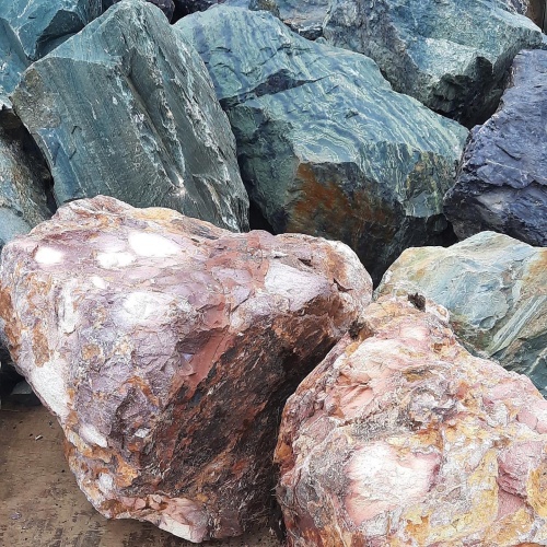 Ландшафтные глыбы красно-фиолетовые 200-1000 килограмм купить в Бугульме