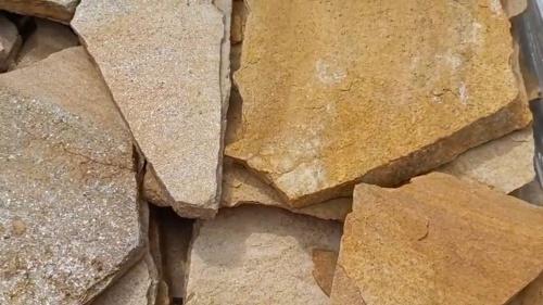 Плитняк златолит жёлтый для цоколя купить в Бугульме