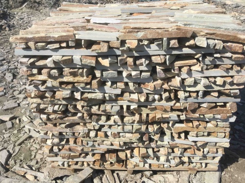 Горбушка златолит золотистый для облицовки купить в Бугульме