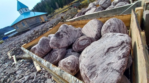 Лемезит галтованные валуны для ландшафтного дизайна